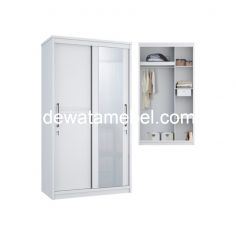 Wardrobe Sliding Door - Siantano LP Capitol 2D SL / White Glossy